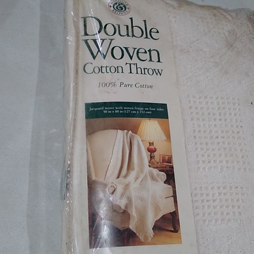Double Woven Cotton throw